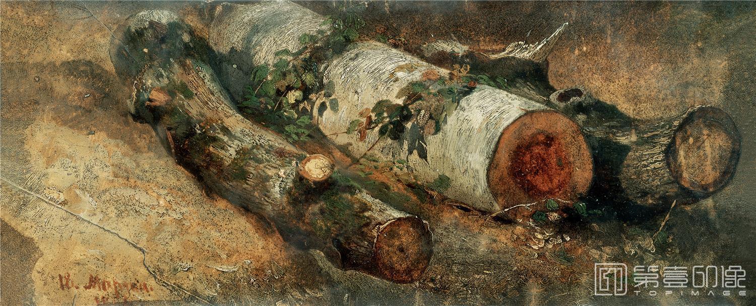 油画-伊凡·伊凡诺维奇·希施金 Ivan Shishkin作品集-64